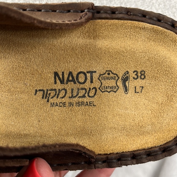 Naot | Shoes | Naot Mikaela Sandal In Crazy Horse Leather Womens Size 38 Us 7 | Poshmark